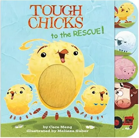 Coperta cărții Tough Chicks to the Rescue! (tabbed Touch-And-feel)