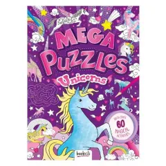 Coperta cărții Mega Puzzles Unicorns