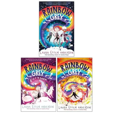 Coperta cărții Rainbow Grey Series 3 Book Collection, Laura Ellen Ande
