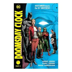 Coperta cărții Doomsday Clock Part 2, Geoff Johns, Gary Frank
