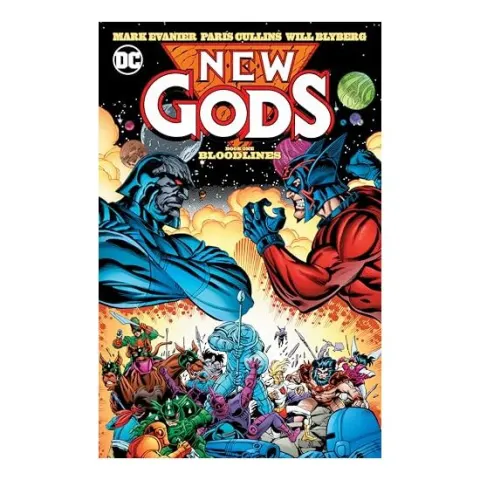 Coperta cărții New Gods Book One, Mark Evanier, Paris Cullins