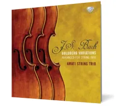 Coperta cărții Bach: Goldberg Variations, arranged for String Trio