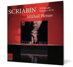 Coperta cărții Scriabin: 24 Preludes & Piano Sonatas Nos. 4 & 10