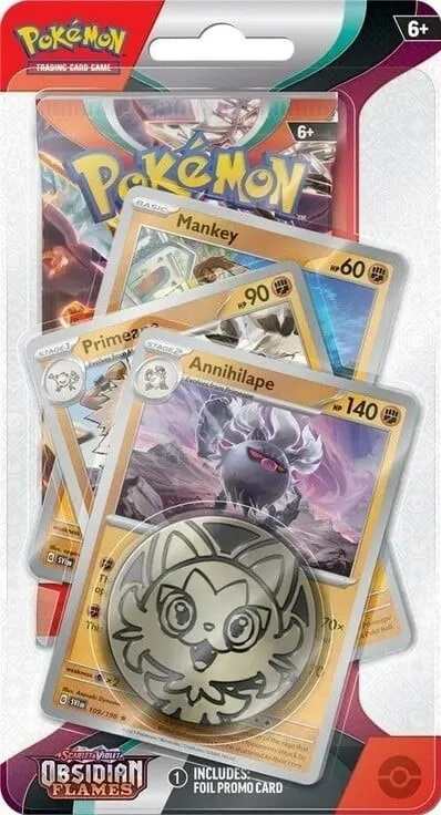 Coperta cărții Pokemon TCG: SV03 Obsidian Flames - Premium Checklane Blister