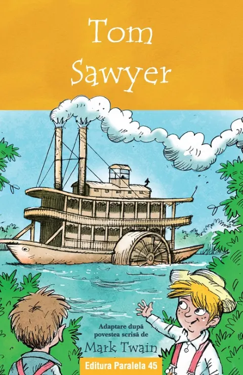 Coperta cărții Tom Sawyer (repovestire)
