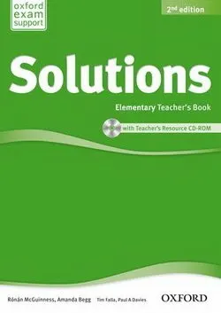 Coperta cărții Solutions 2E Elementary Teacher's Book- REDUCERE 50%