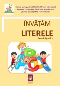 Coperta cărții Invatam literele. Exercitii grafice