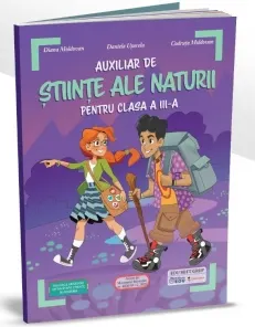 Coperta cărții Auxiliar de Stiinte ale naturii, pentru clasa a III-a