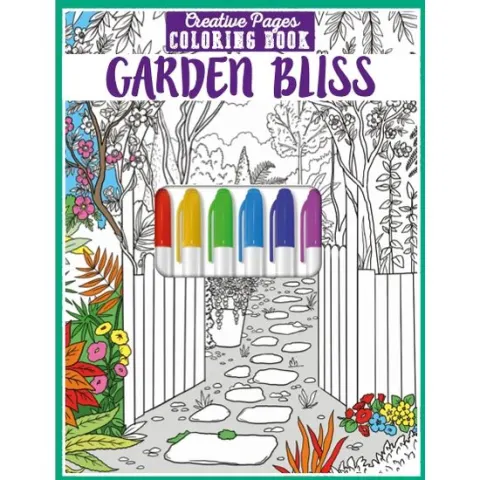 Coperta cărții Creative Pages Coloring Book Garden Bliss