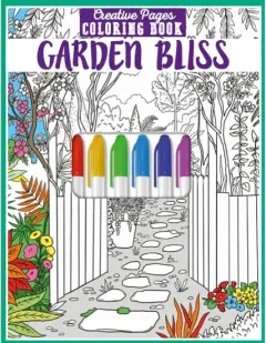 Coperta cărții Creative Pages Coloring Book Garden Bliss