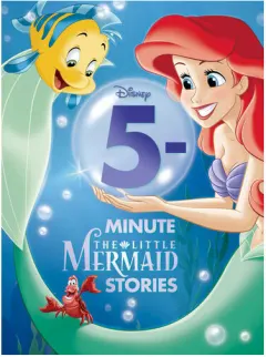 Coperta cărții 5-minute The little mermaid stories