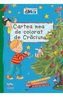 Coperta cărții Cartea mea de colorat de Craciun