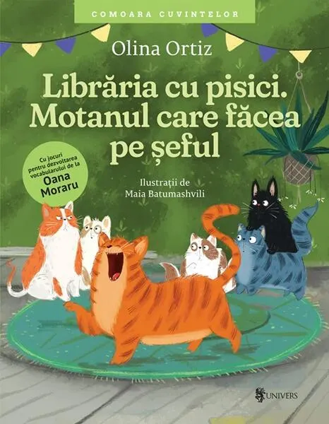 Coperta cărții Librăria cu pisici. Motanul care făcea pe șeful