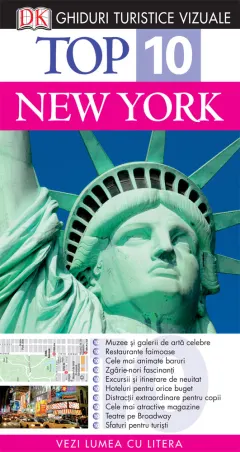 Coperta cărții Top 10. New York. Ghiduri turistice vizuale
