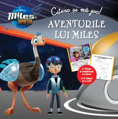 Coperta cărții Miles în spațiu. Aventurile lui Miles. Citesc și mă joc