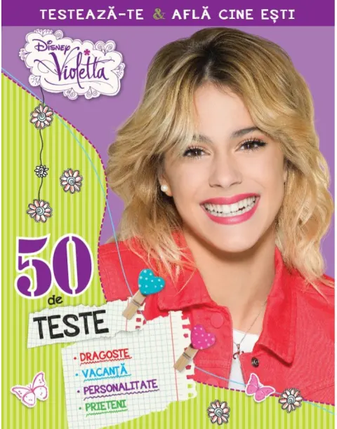 Coperta cărții Disney. Violetta. 50 de teste