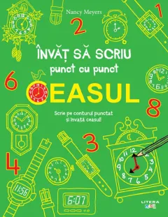 Coperta cărții Invat sa scriu punct cu punct. Ceasul