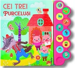 Coperta cărții Cei trei purcelusi. Carte cu sunete