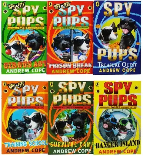 Coperta cărții Spy Pups 6 Books Collection Set