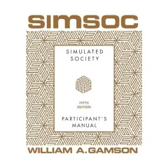Coperta cărții SIMSOC: Simulated Society, Participant's Manual