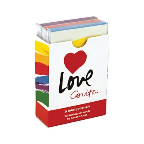 Coperta cărții Corita Kent Love Mini Journal Set