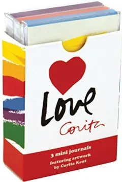 Coperta cărții Corita Kent Love Mini Journal Set