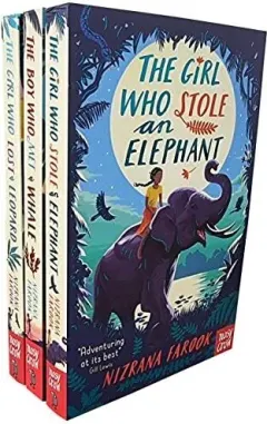 Coperta cărții Nizrana Farook 3 Books Collection Set (the Girl Who Stole An Elephant, The Boy Who Met A Whale & The Girl Who Lost A Leopard)