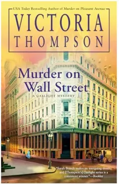 Coperta cărții Murder on Wall Street, Victoria Thompson