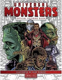 Coperta cărții Universal Monsters: The Official Coloring Book