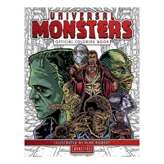 Coperta cărții Universal Monsters: The Official Coloring Book