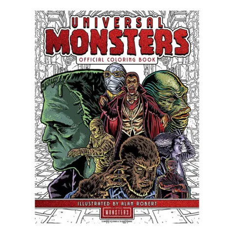 Coperta cărții Universal Monsters: The Official Coloring Book
