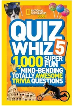 Coperta cărții 1,000 Super Fun Mind-Bending Totally Awesome Trivia Questions, National Geographic Kids