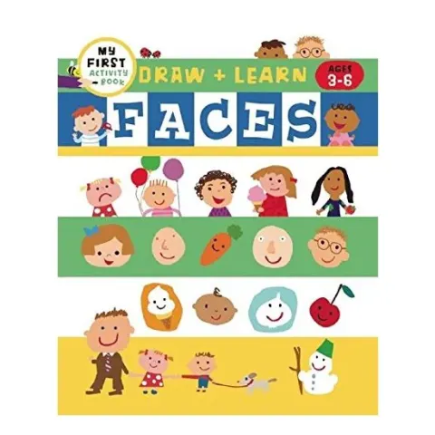 Coperta cărții Draw Color Fun Faces, Harriet Ziefert