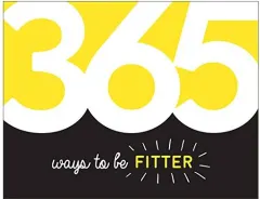 Coperta cărții 365 Ways to Be Fitter, SUMMERSDALE PUBLISHERS
