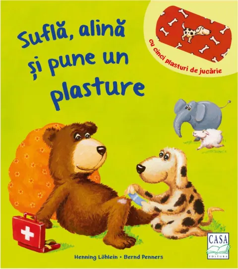 Coperta cărții Suflă, alină și pune un plasture