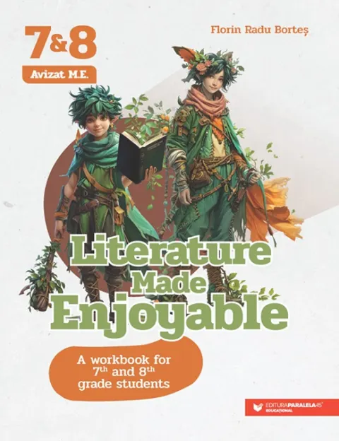 Coperta cărții Literature Made Enjoyable. A Workbook for 7th and 8th grade students