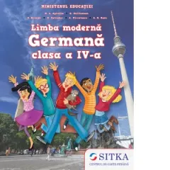 Coperta cărții Limba moderna germana, clasa a IV-a