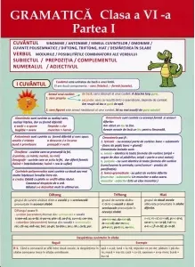 Coperta cărții Plansa. Gramatica - Clasa a VI-a, partea I