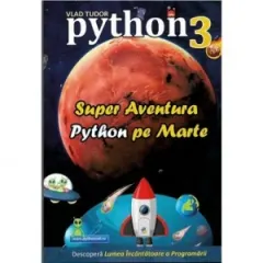 Coperta cărții Super aventura Python pe Marte