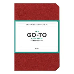 Coperta cărții Go-To Notebook with Mohawk Paper, Brick Red Blank : (Blank Notebook, Simple Notebook, Red Notebook)