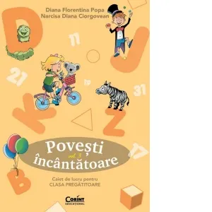 Coperta cărții Povesti incantatoare. Caiet de lucru pentru clasa pregatitoare. Volumul 3