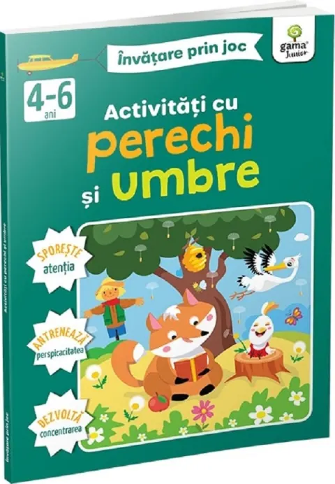 Coperta cărții Activitati cu perechi si umbre. Invatare prin joc 4-6 ani