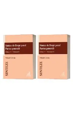 Coperta cărții Sinteze de Drept penal. Partea generala Vol.1 + Vol.2 Ed.5