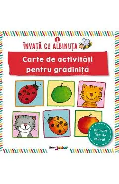 Coperta cărții Invata cu albinuta Vol.1: Carte de activitati pentru gradinita - Corina Beurenmeister, Angela Wiesner