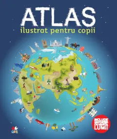 Coperta cărții Atlas ilustrat pentru copii