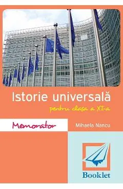 Coperta cărții Memorator de istorie universala - Clasa 11