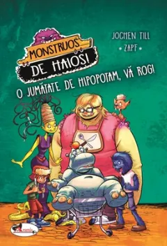 Coperta cărții Monstruos de haios! O jumatate de hipopotam, va rog!
