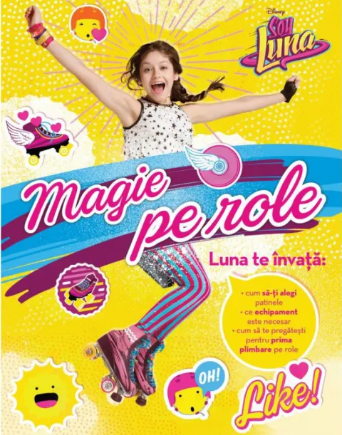 Coperta cărții Disney. Soy Luna. Magie pe role
