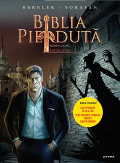 Coperta cărții Biblia pierduta. Roman grafic. Partea intai