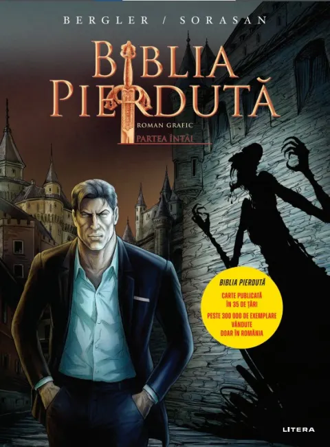 Coperta cărții Biblia pierduta. Roman grafic. Partea intai